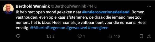 Reactie van een kijker